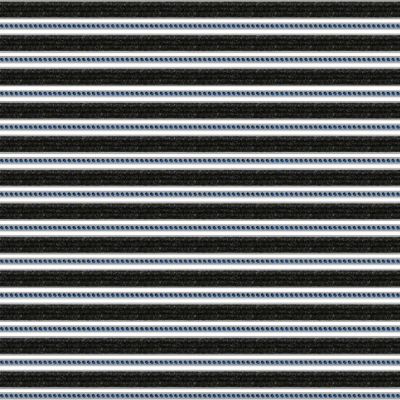 Schmutzschleuse Top Clean Trend 22mm Rips und Bürstenleiste 010 anthazit 430 blau