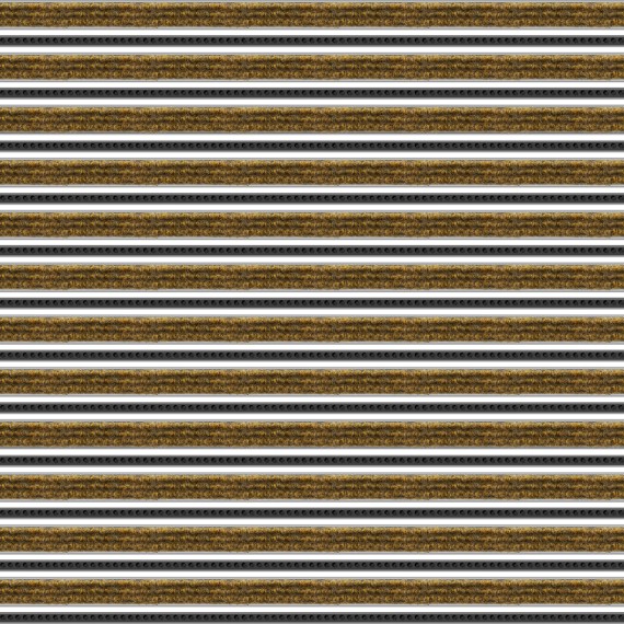 Zerbino Top Clean Trend 22mm rips e inserto a spazzola 030 beige screziato 410 nero