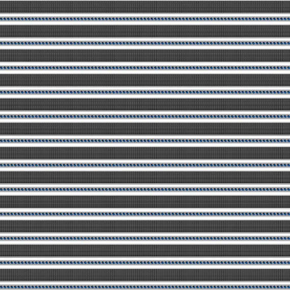 Schmutzschleuse Top Clean Trend 22mm Gummiprofil und Bürstenleiste 210 schwarz, 430 blau