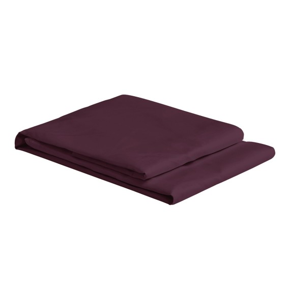 Christian Fischbacher Satin drap-housse 252 marsala