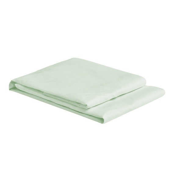 Christian Fischbacher Satin drap-housse 029 blass jade