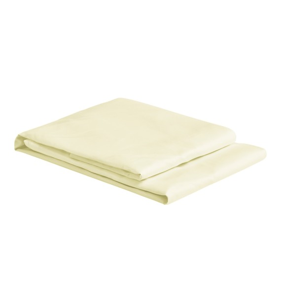 Christian Fischbacher Satin drap-housse 053 sorbet au citron