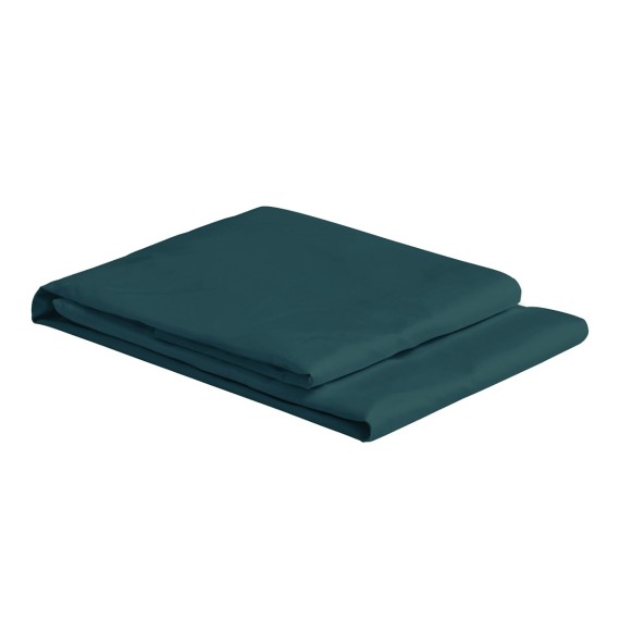 Christian Fischbacher Satin drap-housse 229 petrol