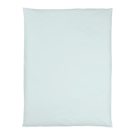 Christian Fischbacher Satin Unito 011 blu nebbia