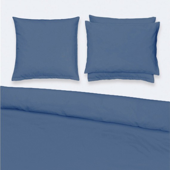 Christian Fischbacher Satin Unito 351 blu colomba