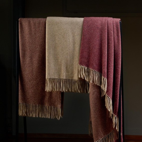 Christian Fischbacher Plaid Aspen 282 merlot