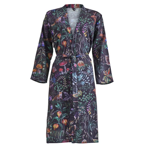 Kimono Magic Forest in satin di Christian Fischbacher