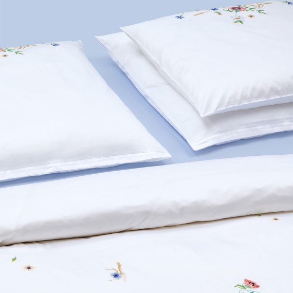 Biancheria da letto Summerfield in satin ricamato di Christian Fischbacher