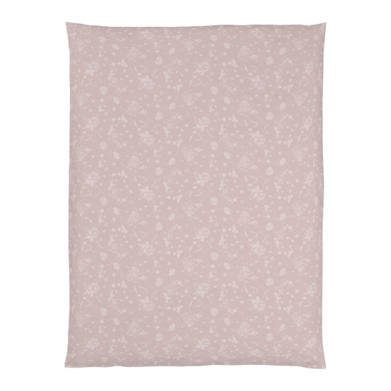 Biancheria da letto Fiori Pastello Verso 132 rosa conchiglia in jacquard di Christian Fischbacher