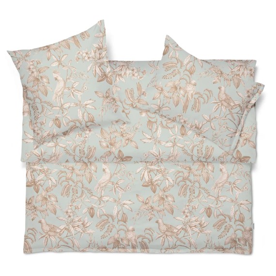 Biancheria Calypso vert di Schlossberg – Eleganza Esotica in Satin