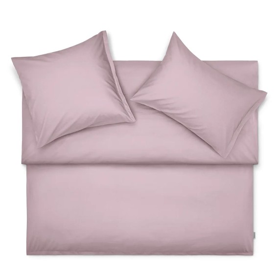 Linge de Lit Ben mauve de Schlossberg – Percale d’Exception en Pastel