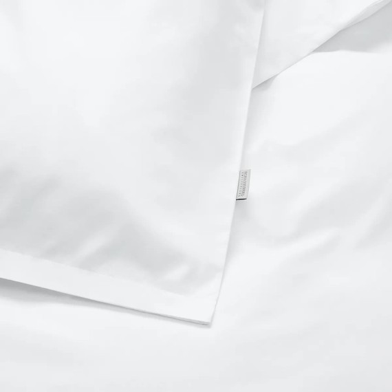 Linge de Lit Ben white de Schlossberg – Percale d’Exception en Pastel