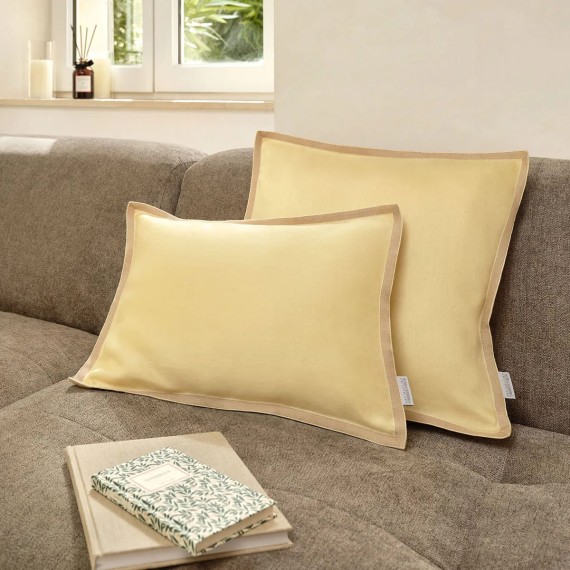Solene Zierkissen sun von Schlossberg – Sommerfrische in Leinensatin
