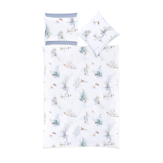 Biancheria Finja – Eleganza invernale su raso di Christian Fischbacher