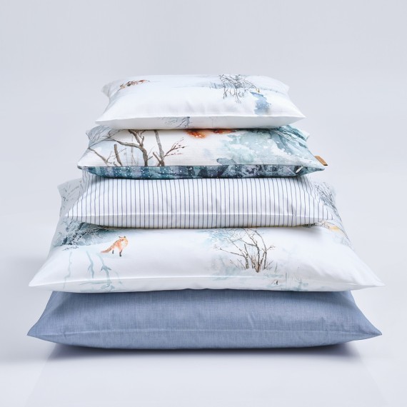 Biancheria Finja – Eleganza invernale su raso di Christian Fischbacher