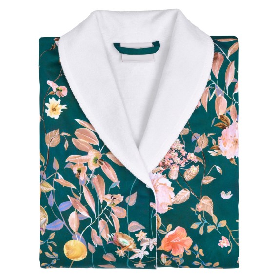 Peignoir Fantasia – Satin artistique signé Christian Fischbacher