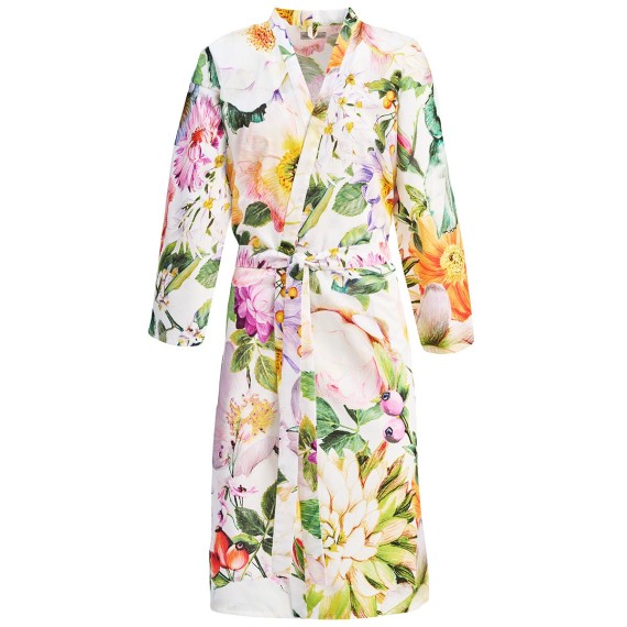 Kimono Fiorenza – Fiori e raso di Christian Fischbacher