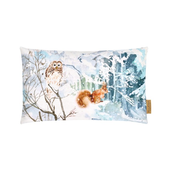 Christian Fischbacher Canvas Finja – Housse de coussin 100% coton