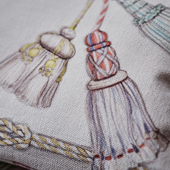 Christian Fischbacher Canvas Castello – Housse en 100% coton de Fischbacher