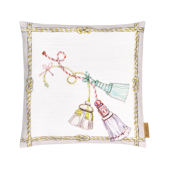 Christian Fischbacher Canvas Castello – Housse en 100% coton de Fischbacher