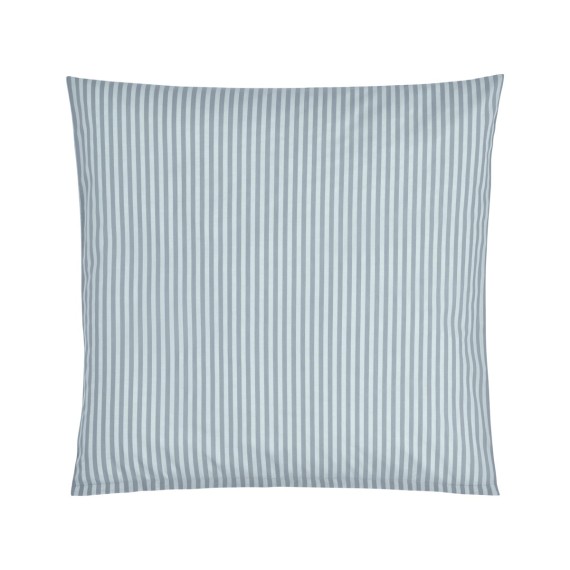 Christian Fischbacher Nils 011 blu foschia - Biancheria da letto a righe eleganti in Renforcé