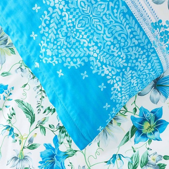 Bassetti Granfoulard Casablanca C1: biancheria da letto a fiori in raso