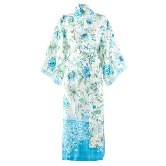 Bassetti Casablanca Kimono C1: fiori estivi e dettagli marocchini su raso di cotone