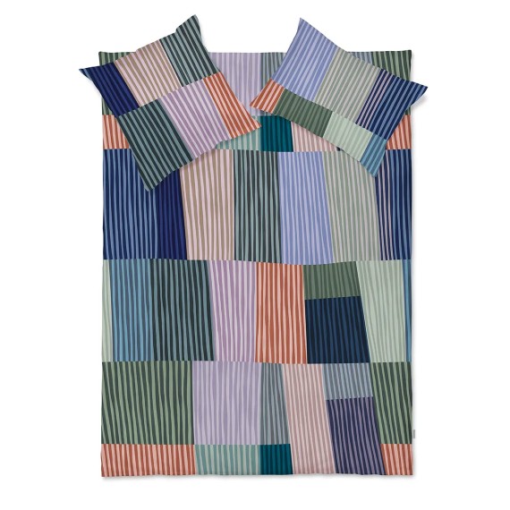 Melvin multicolor: reinterpretazione artistica delle righe su satin firmato Schlossberg