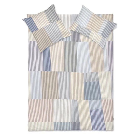 Schlossberg Melvin in Jersey Royal: righe artistiche in beige su cotone elasticizzato