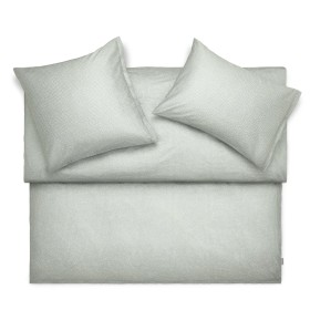 Schlossberg Erin GOTS vert: biancheria in satin biologico, minimal e strutturata