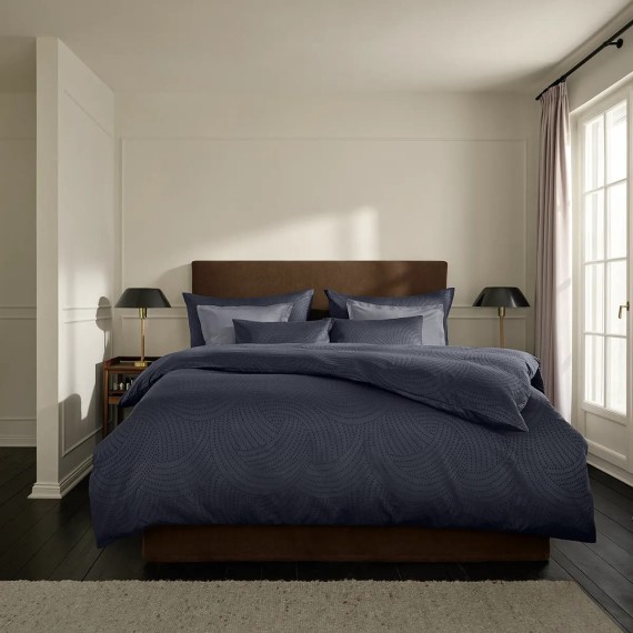 Schlossberg Yael bleu: biancheria in jacquard