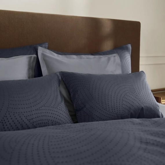 Schlossberg Yael bleu: biancheria in jacquard