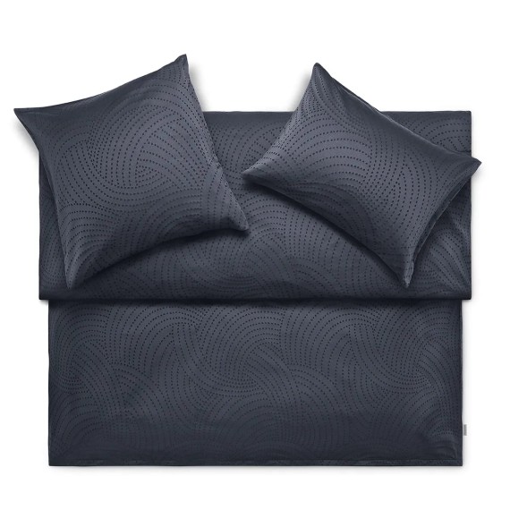 Schlossberg Yael bleu: biancheria in jacquard