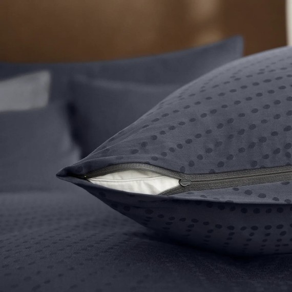 Schlossberg Yael bleu: biancheria in jacquard