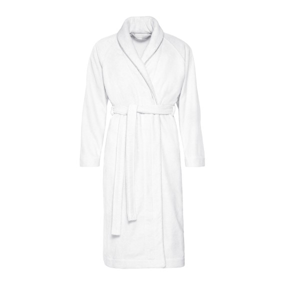 Schlossberg Coshmere GOTS blanc Bademantel aus Bio-Baumwolle