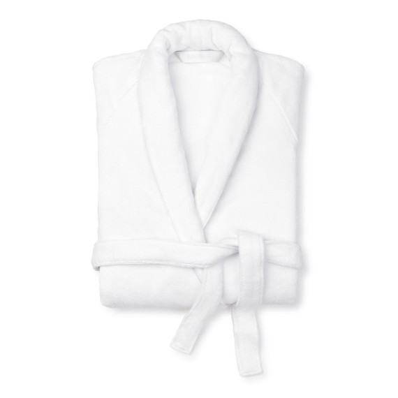 Schlossberg Coshmere GOTS blanc accappatoio in spugna bio