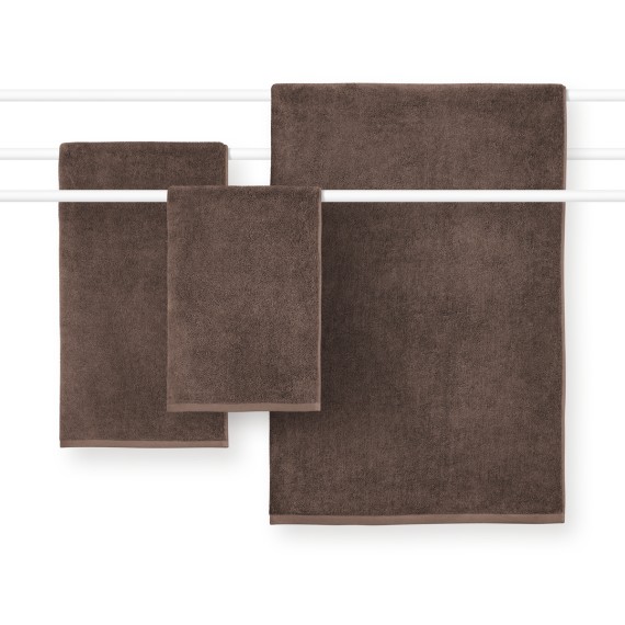 Schlossberg Coshmere GOTS chocolat, Asciugamani in cotone bio