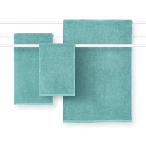 Schlossberg Coshmere GOTS turquoise, Asciugamani in cotone bio