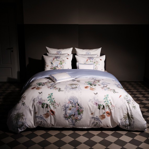 Christian Fischbacher Peacock – Biancheria da letto in cotone