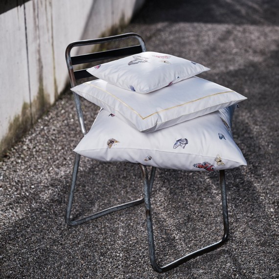 Christian Fischbacher Vanessa – Biancheria da letto in satin di cotone con farfalle