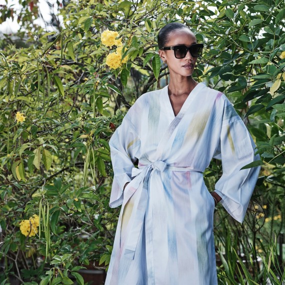 Christian Fischbacher Motion – Kimono in satin