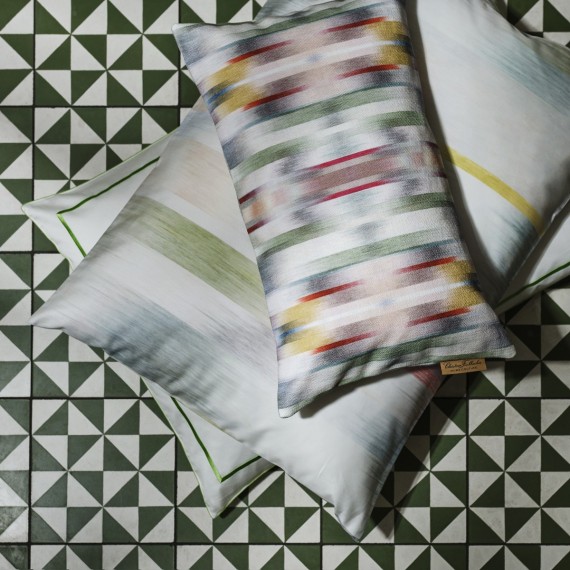 Christian Fischbacher Motion – Coussin décoratif coton