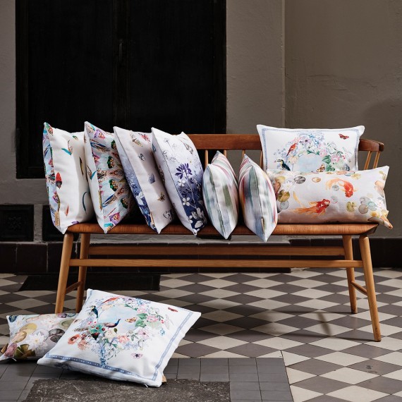 Christian Fischbacher Motion – Coussin décoratif coton