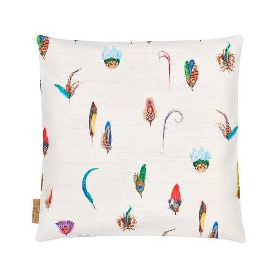 Christian Fischbacher Feathers – Coussin décoratif coton