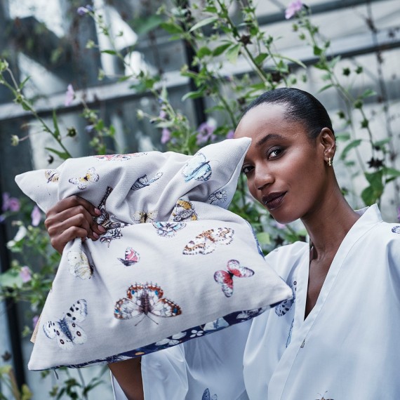 Christian Fischbacher Aviva – Dekokissen aus Baumwolle