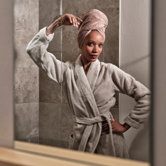 Christian Fischbacher Cocoon accappatoio unisex 835 pearl