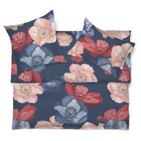 Biancheria da letto Schlossberg Mona in satin – fiori e profondità