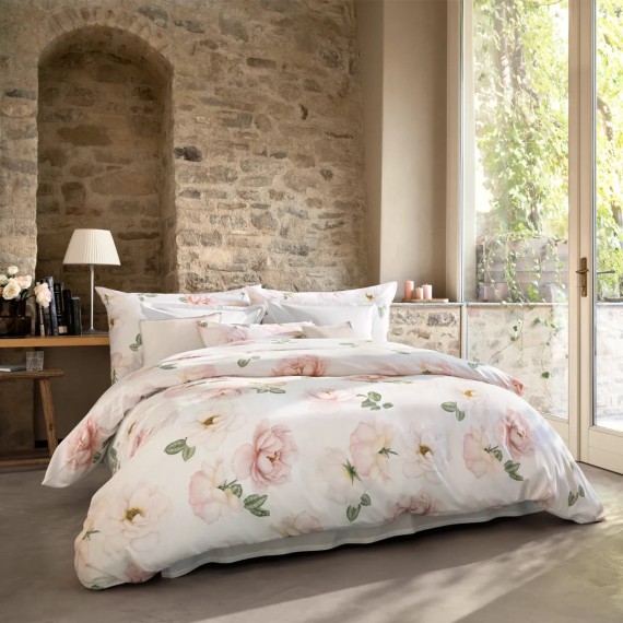 Linge de lit Schlossberg Rose en satin – élégance lumineuse