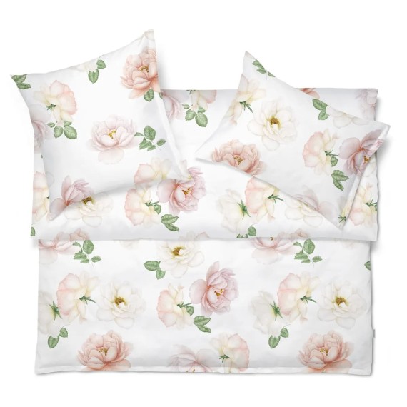 Linge de lit Schlossberg Rose en satin – élégance lumineuse