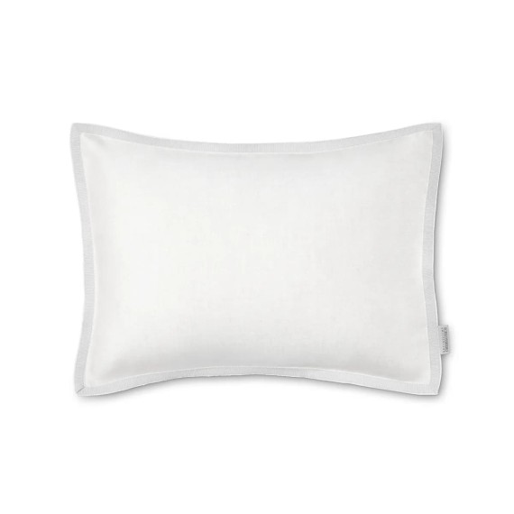 Cuscino Solene white 30x40cm fronte di Schlossberg – Freschezza Estiva in Satin di Lino